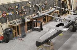 Custom aero iakos for sailing canoe